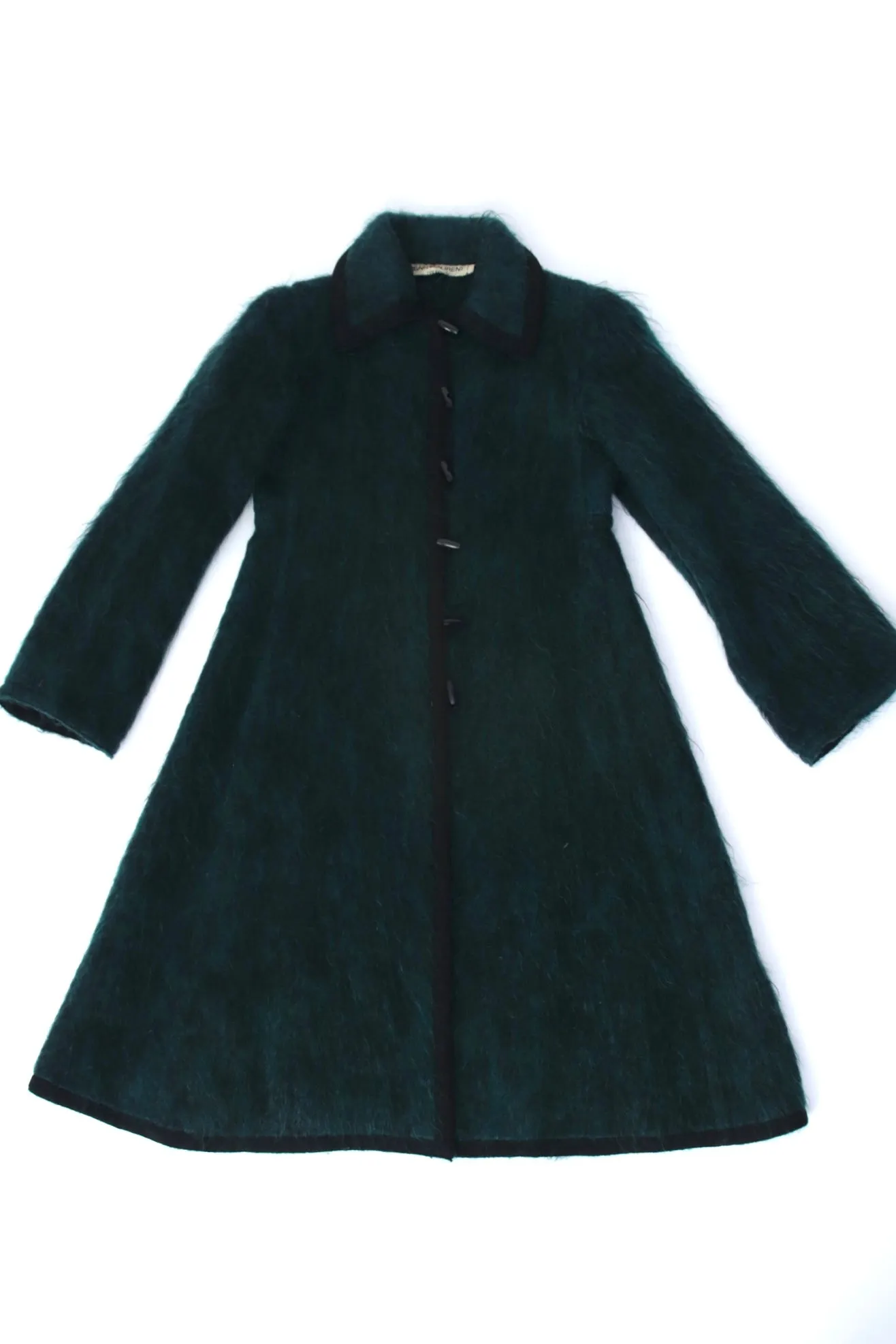 1970s Yves Saint Laurent Rive Gauche Mohair Coat