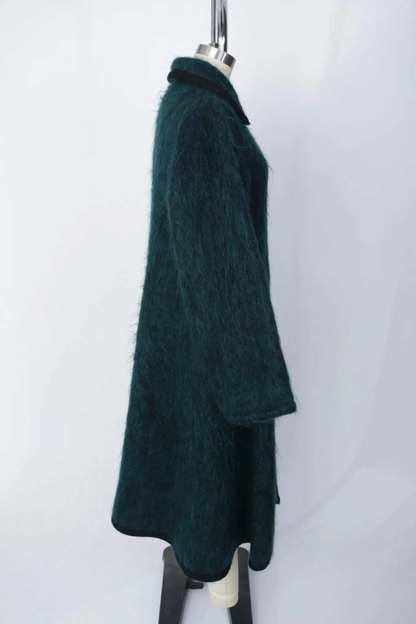 1970s Yves Saint Laurent Rive Gauche Mohair Coat