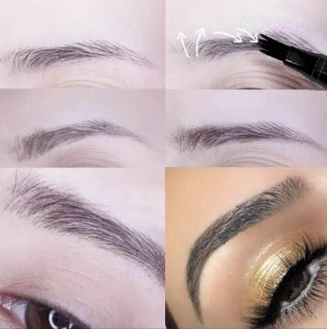 3 Colors Long-Lasting Eyebrow Pencil