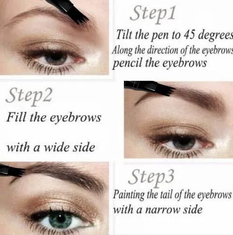 3 Colors Long-Lasting Eyebrow Pencil