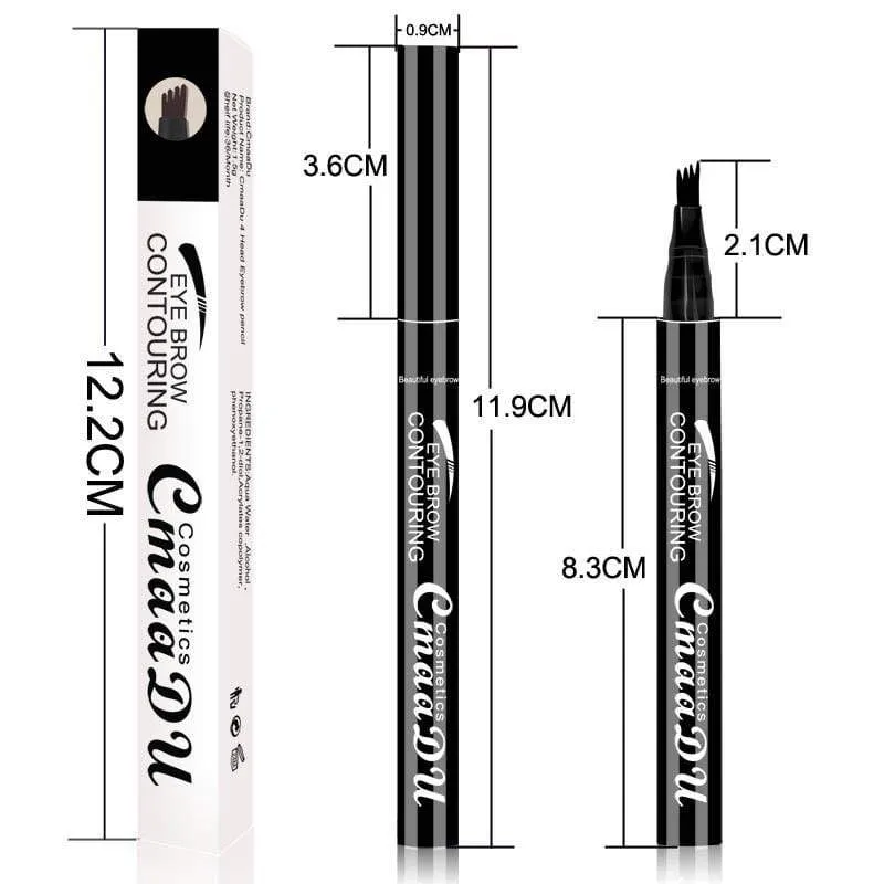 3 Colors Long-Lasting Eyebrow Pencil
