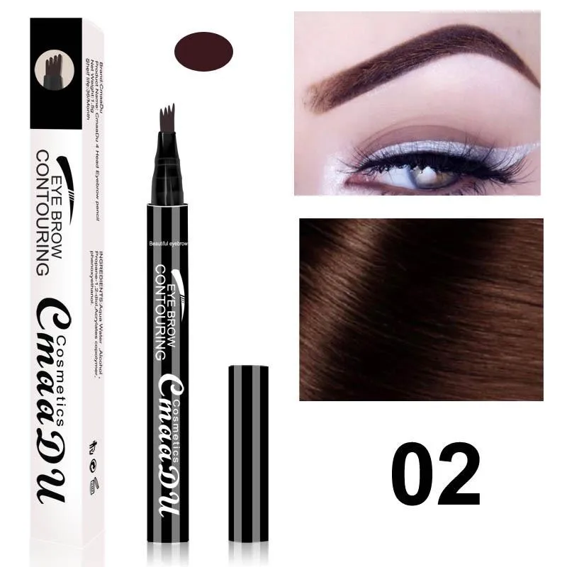 3 Colors Long-Lasting Eyebrow Pencil