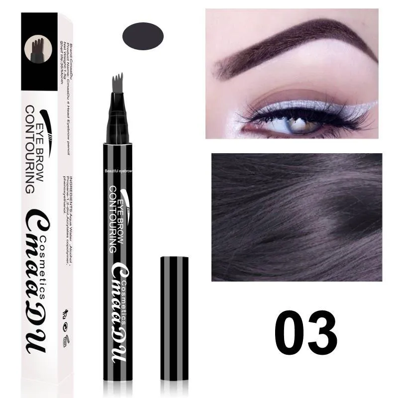 3 Colors Long-Lasting Eyebrow Pencil