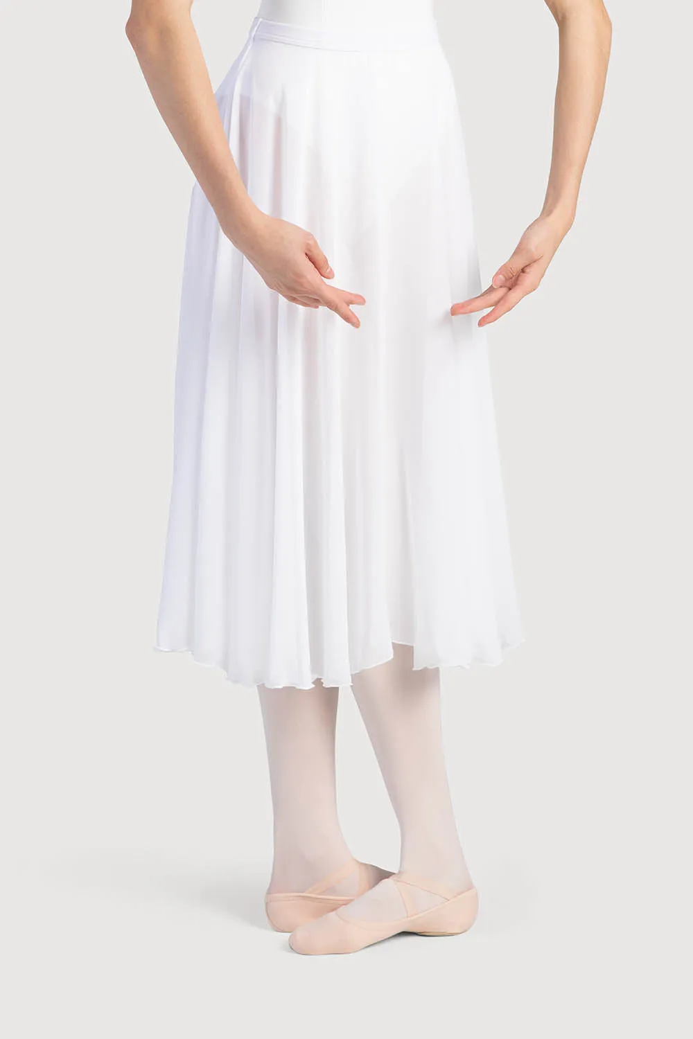 A0321L - Bloch Cambria Full Circle Chiffon Womens Skirt