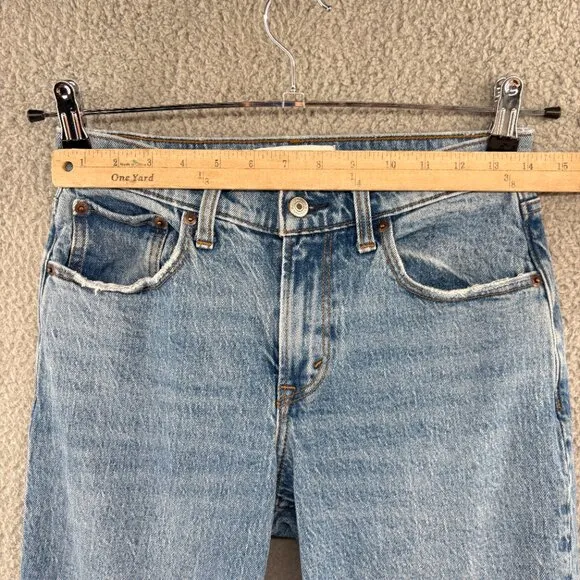 abercrombi &amp; fitch the straight mid rise jeans curve love size 26 / 2 Regular