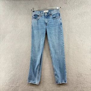 abercrombi &amp; fitch the straight mid rise jeans curve love size 26 / 2 Regular