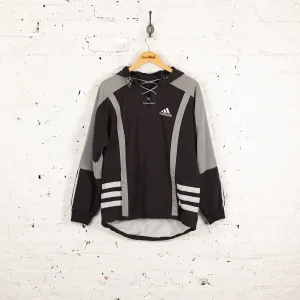 Adidas Shell Hooded Tracksuit Top - Black - M