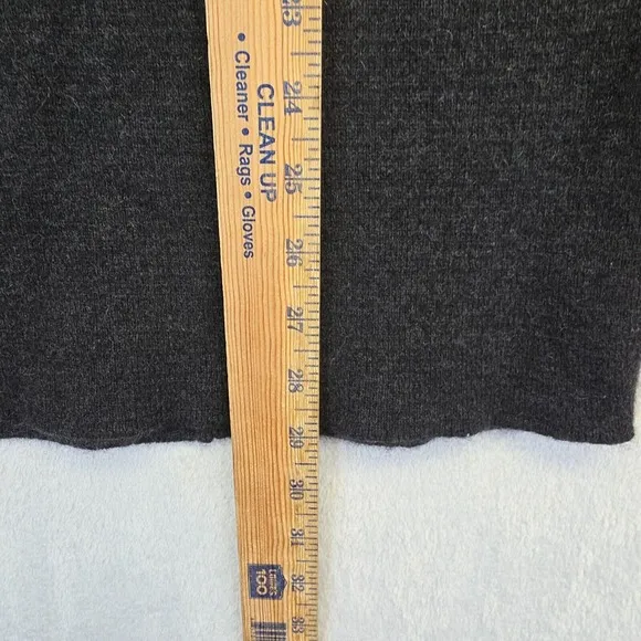 Alkimia Cashmere Silk Skirt Women S Gray Knit Pencil Secretary Pencil Preppy 90s