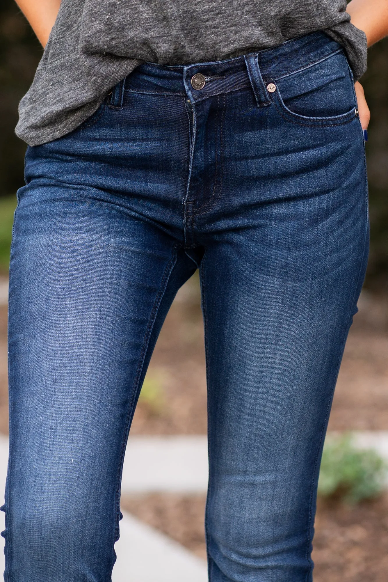 Allie Mid Rise Flare Petite