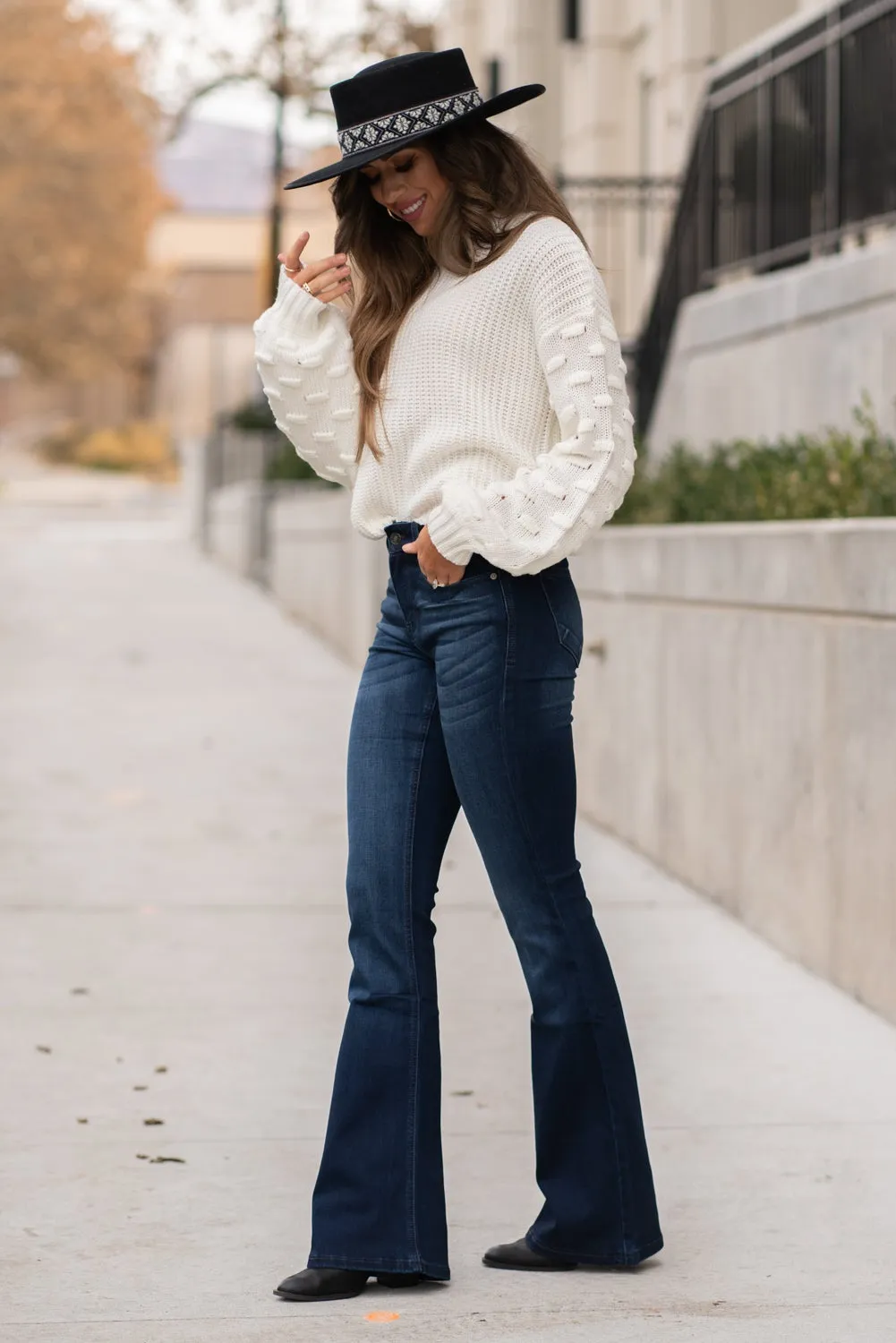 Allie Mid Rise Flare