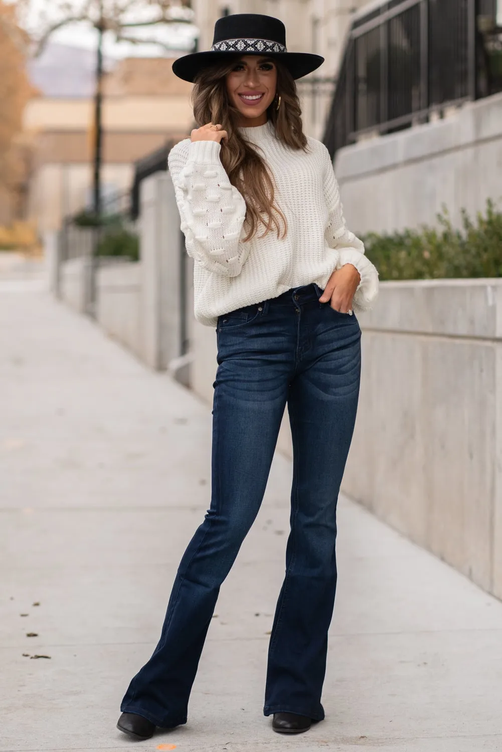 Allie Mid Rise Flare