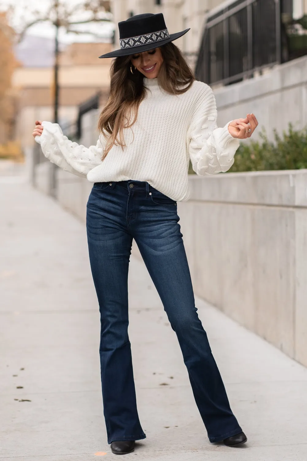 Allie Mid Rise Flare