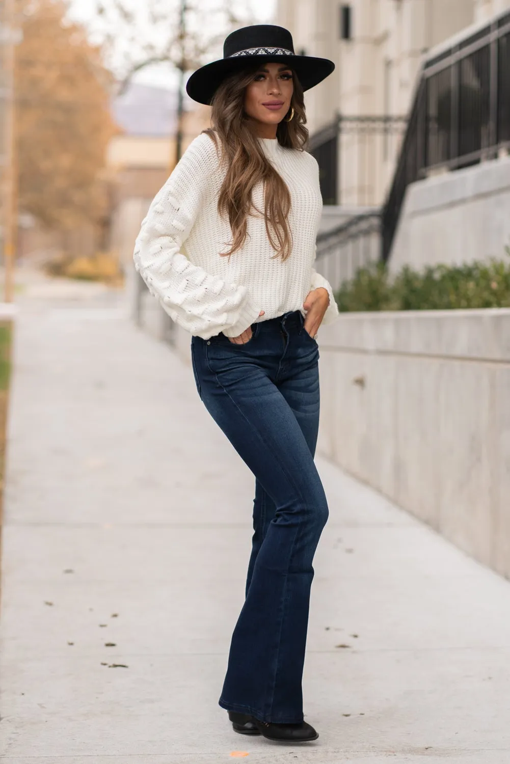 Allie Mid Rise Flare