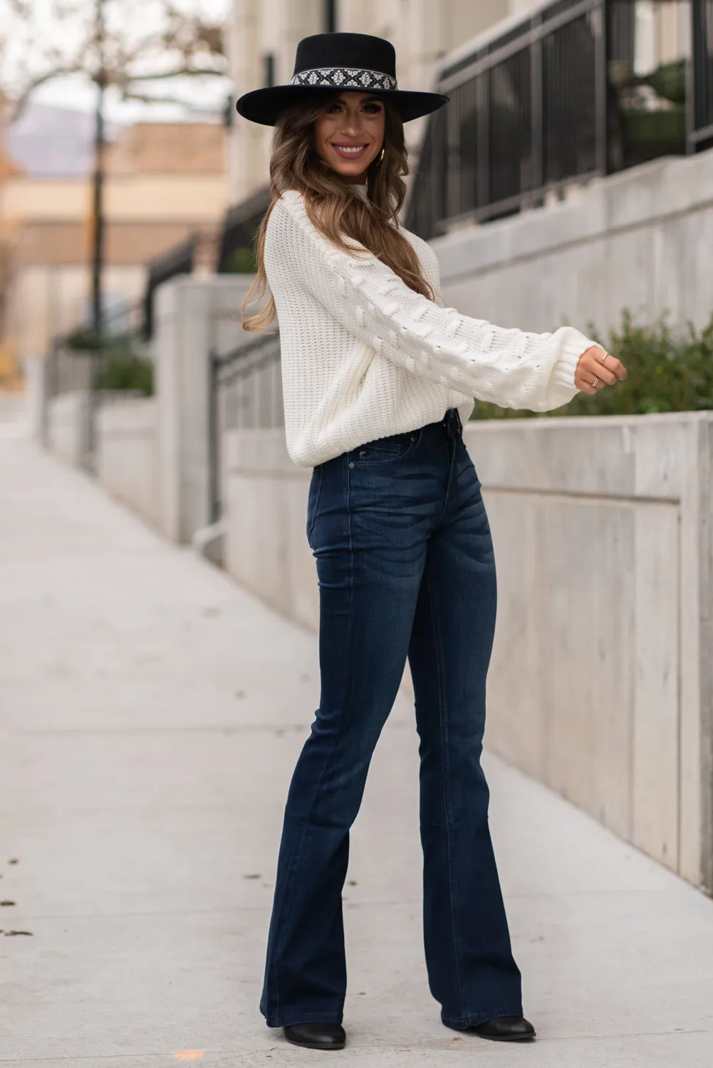 Allie Mid Rise Flare