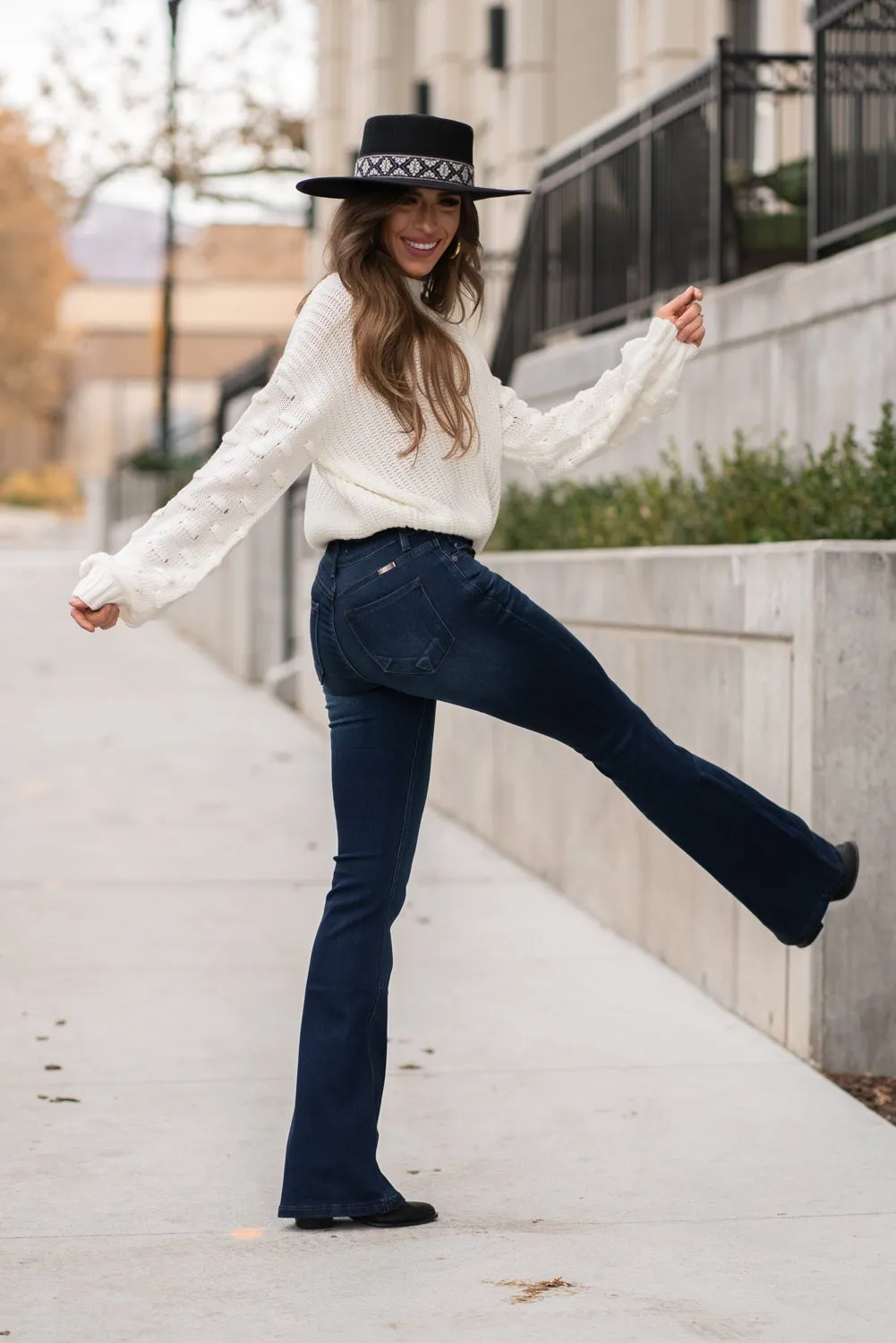 Allie Mid Rise Flare