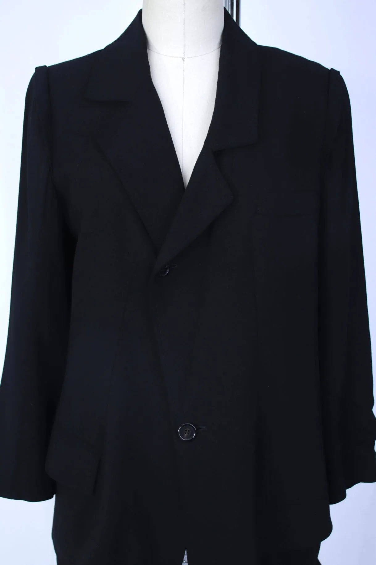Ann Demeulemeester Eyelet Longline Blazer