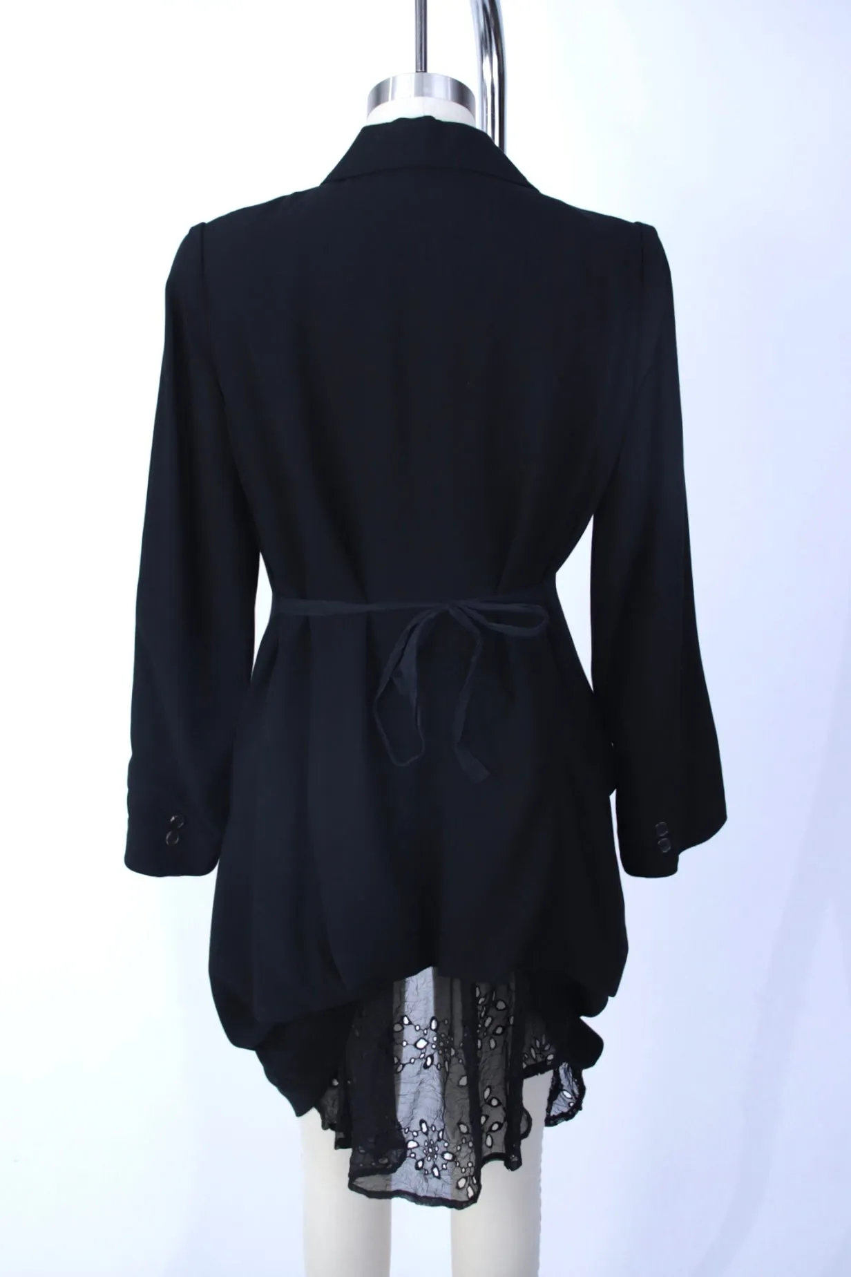 Ann Demeulemeester Eyelet Longline Blazer