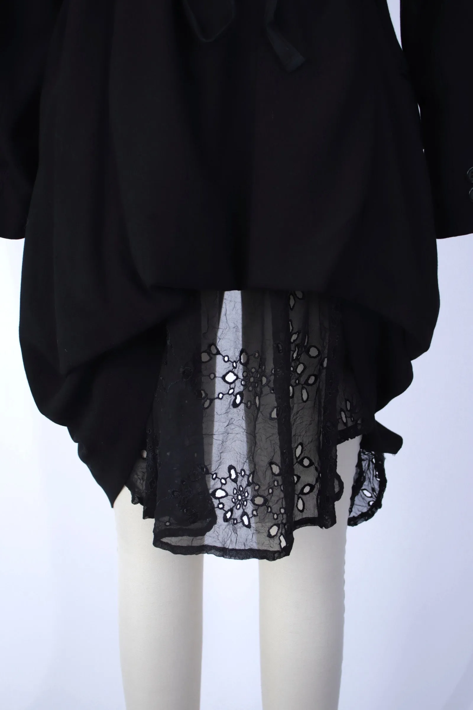 Ann Demeulemeester Eyelet Longline Blazer