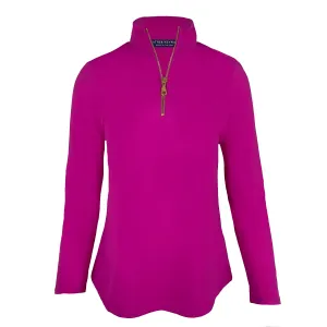 Anna Maria Pullover in Fuchsia
