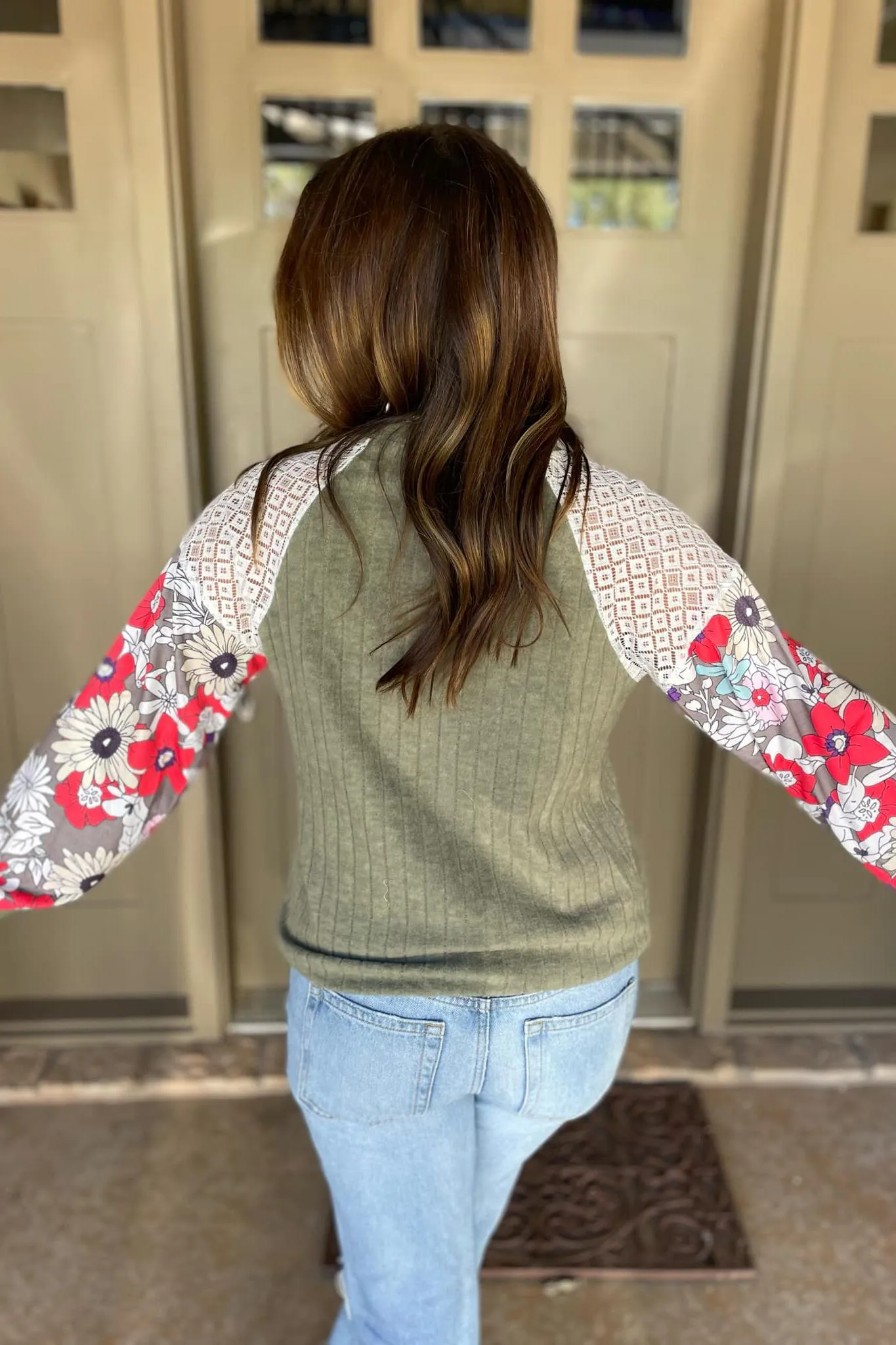 Aston Patchwork Blouse in Four Colors