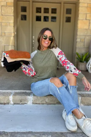 Aston Patchwork Blouse in Four Colors