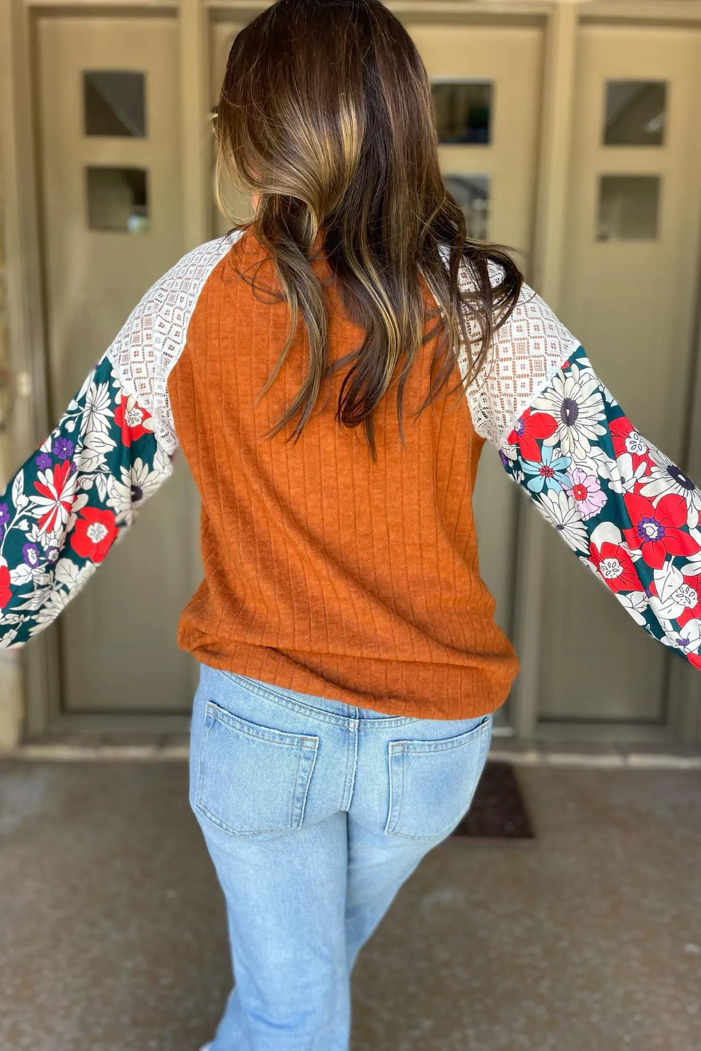 Aston Patchwork Blouse in Four Colors