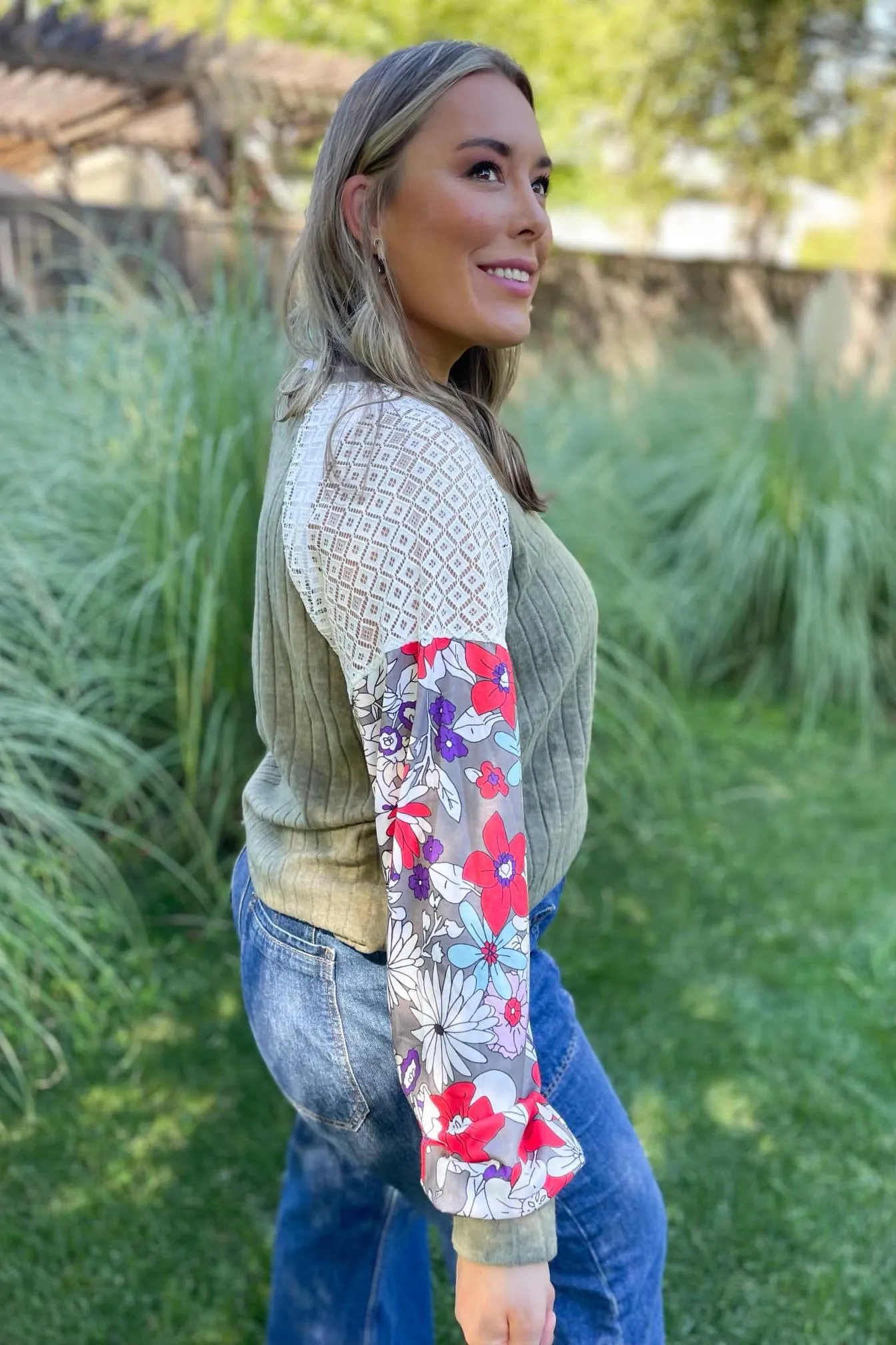 Aston Patchwork Blouse in Four Colors