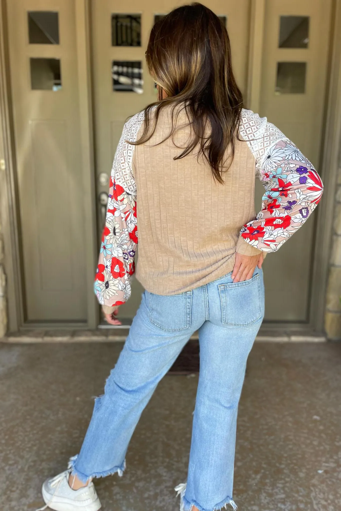 Aston Patchwork Blouse in Four Colors