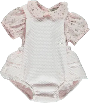 Baby Girl Pink Shortie 2 Piece Outfit Set