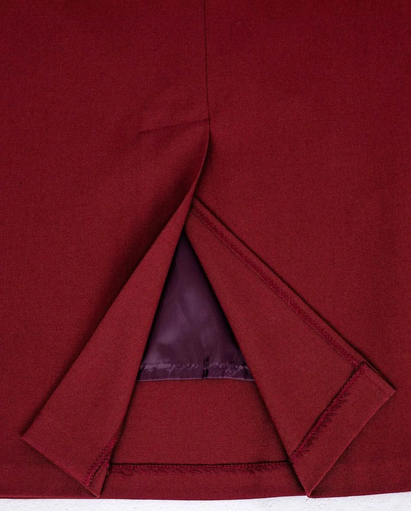 Back Vented Midi Pencil Skirt - G-Line