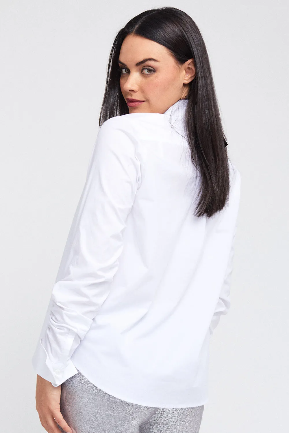 Belgium Shirred Sleeve Shirt: FINAL SALE