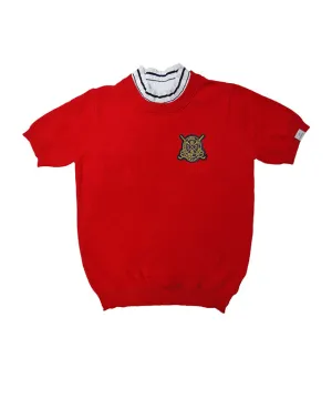 BENECIA 12 Pleated Short Sleeve - Red