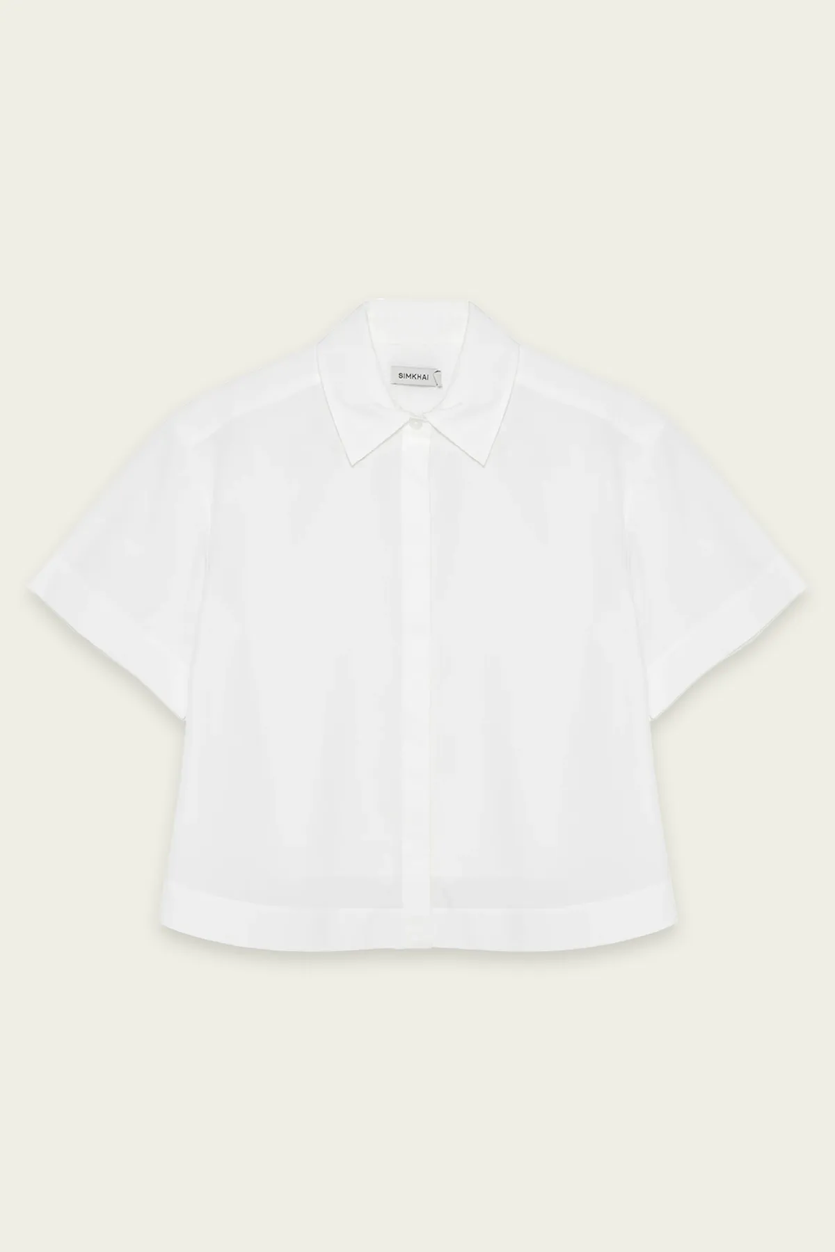 Bernie Pleated Shirt in White