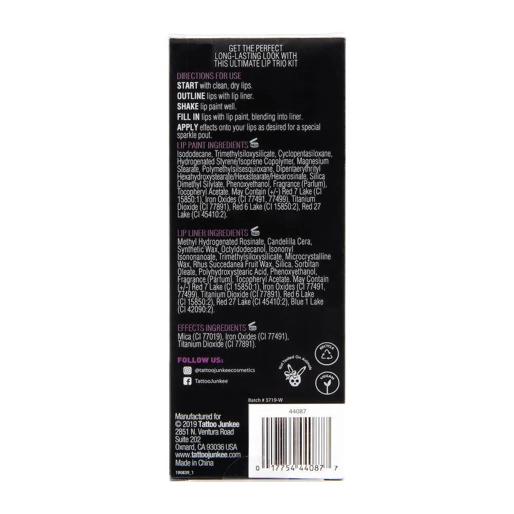Big Shot Lip Trio Lip Paint Kit