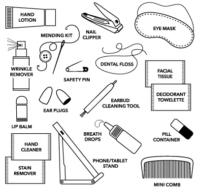 Branded Mid-Size Travel Kit