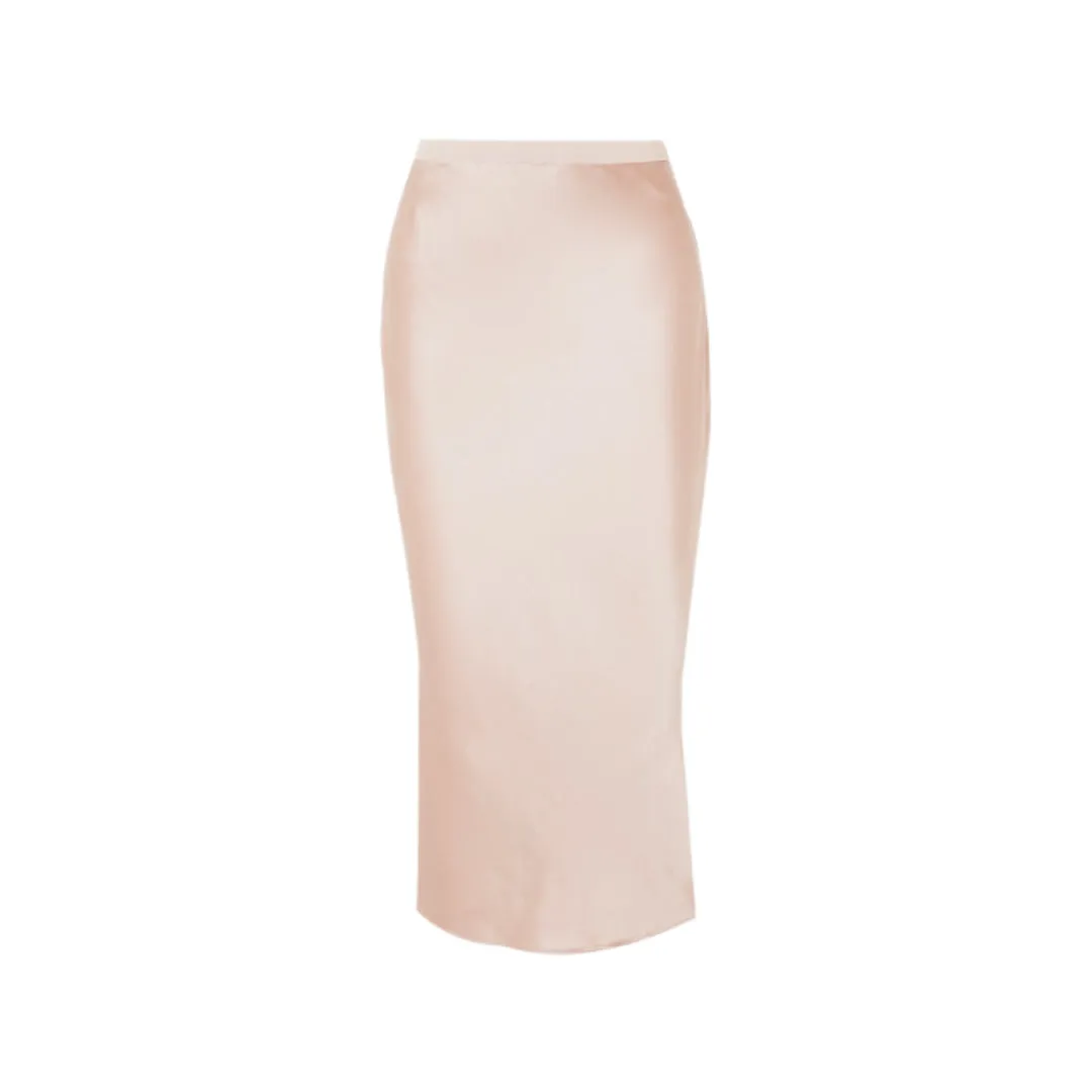 CAMI Women's Pink Midi Casual Mid Rise Skirt #986 M NWT