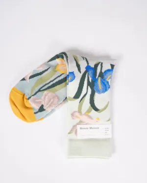chaussette iris bourgeon