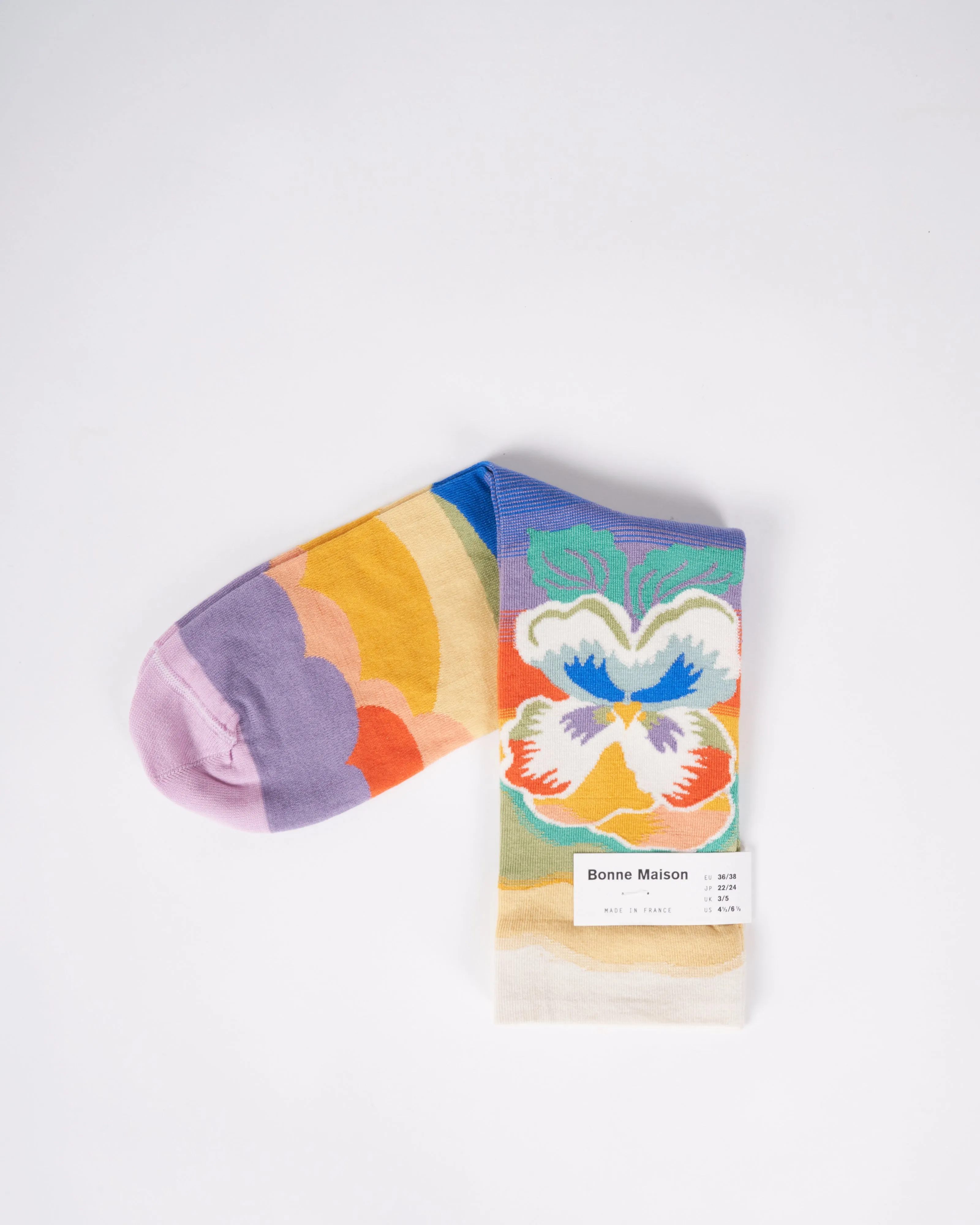 chaussette pensée multico