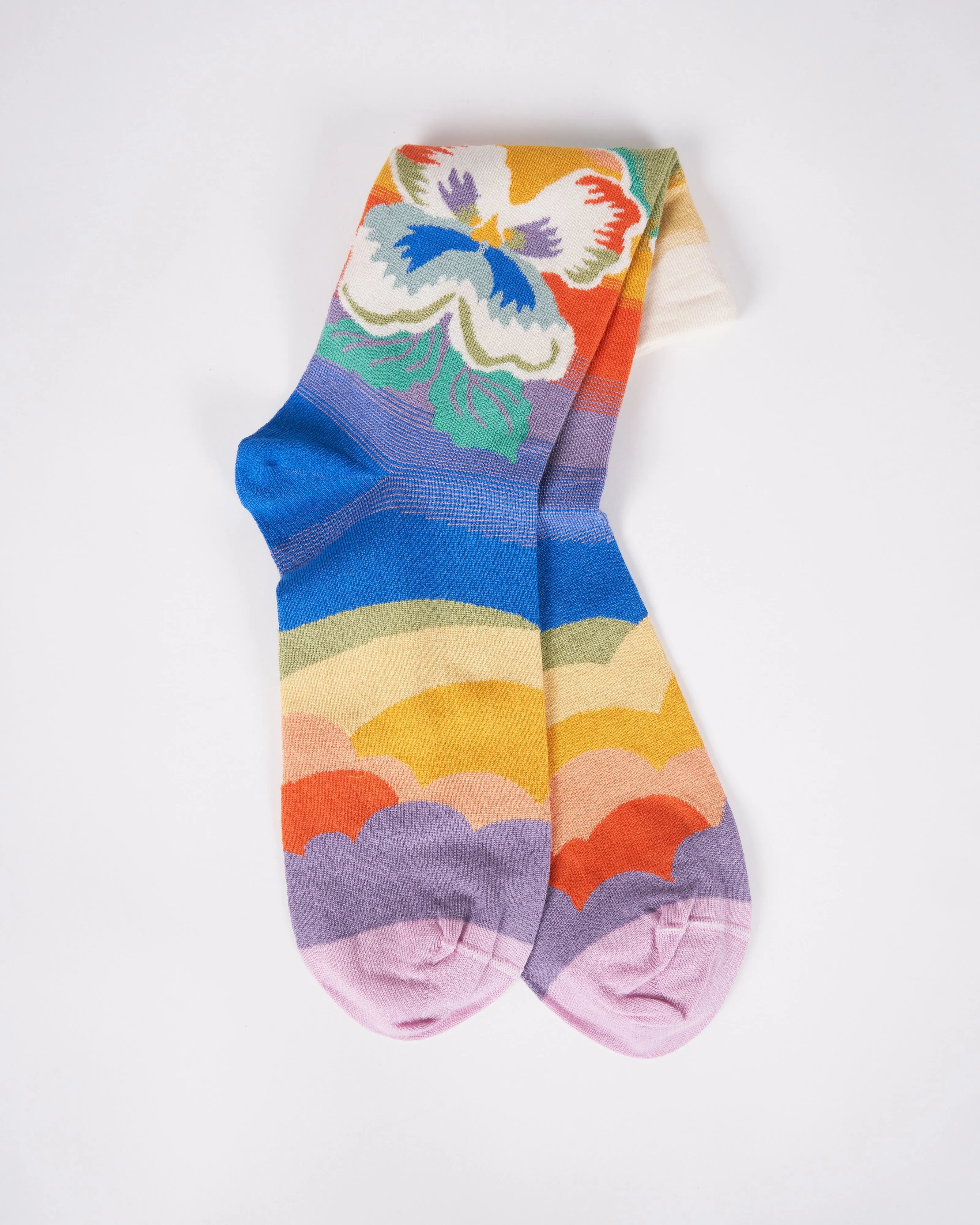 chaussette pensée multico