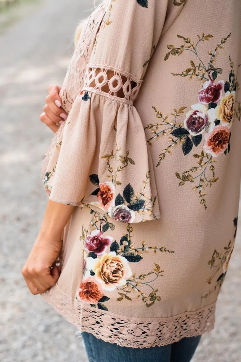 Chicindress Floral Lace Jacket(3 Colors)