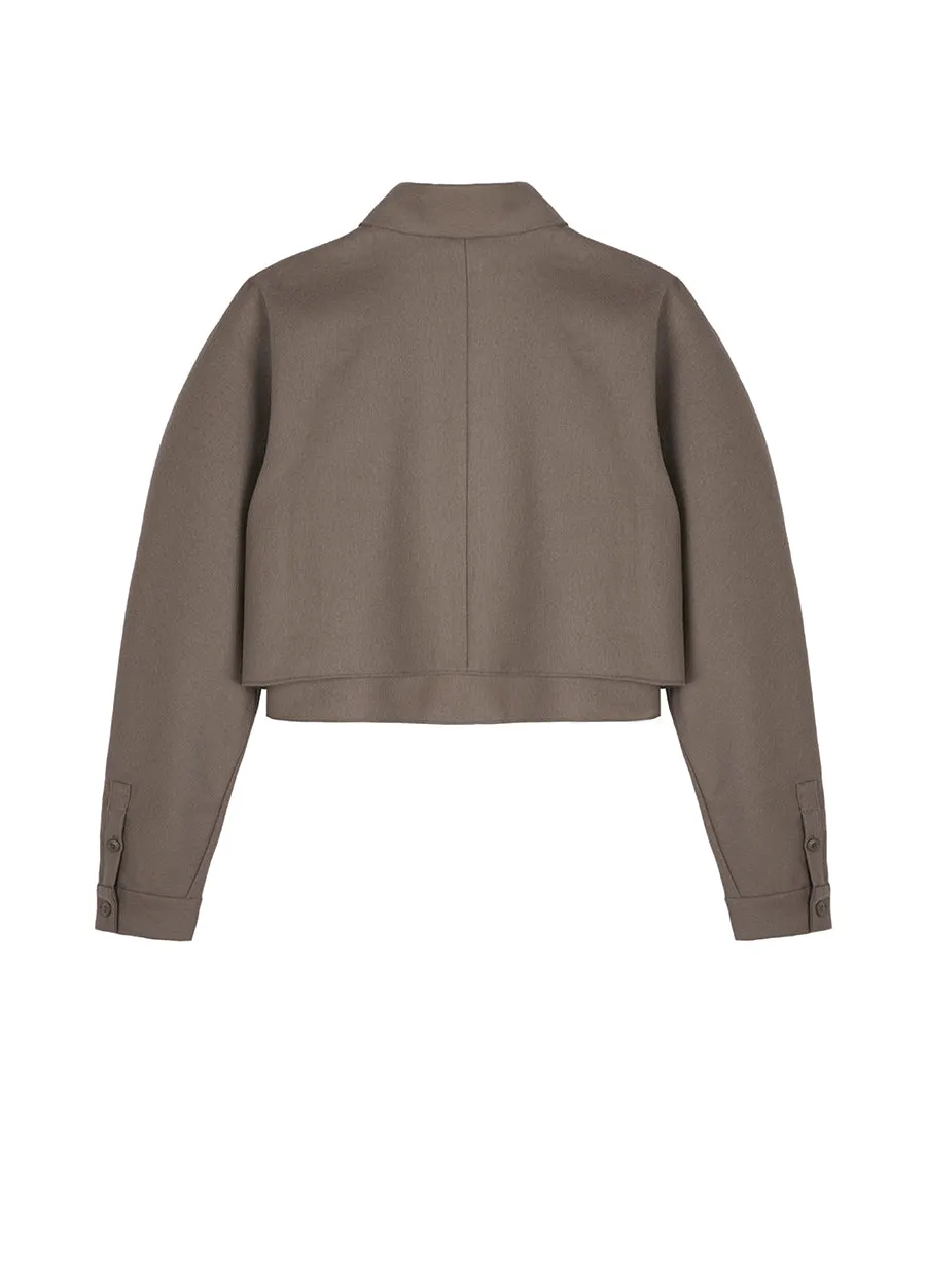 Coat / JNBY Cropped Wool Jacket
