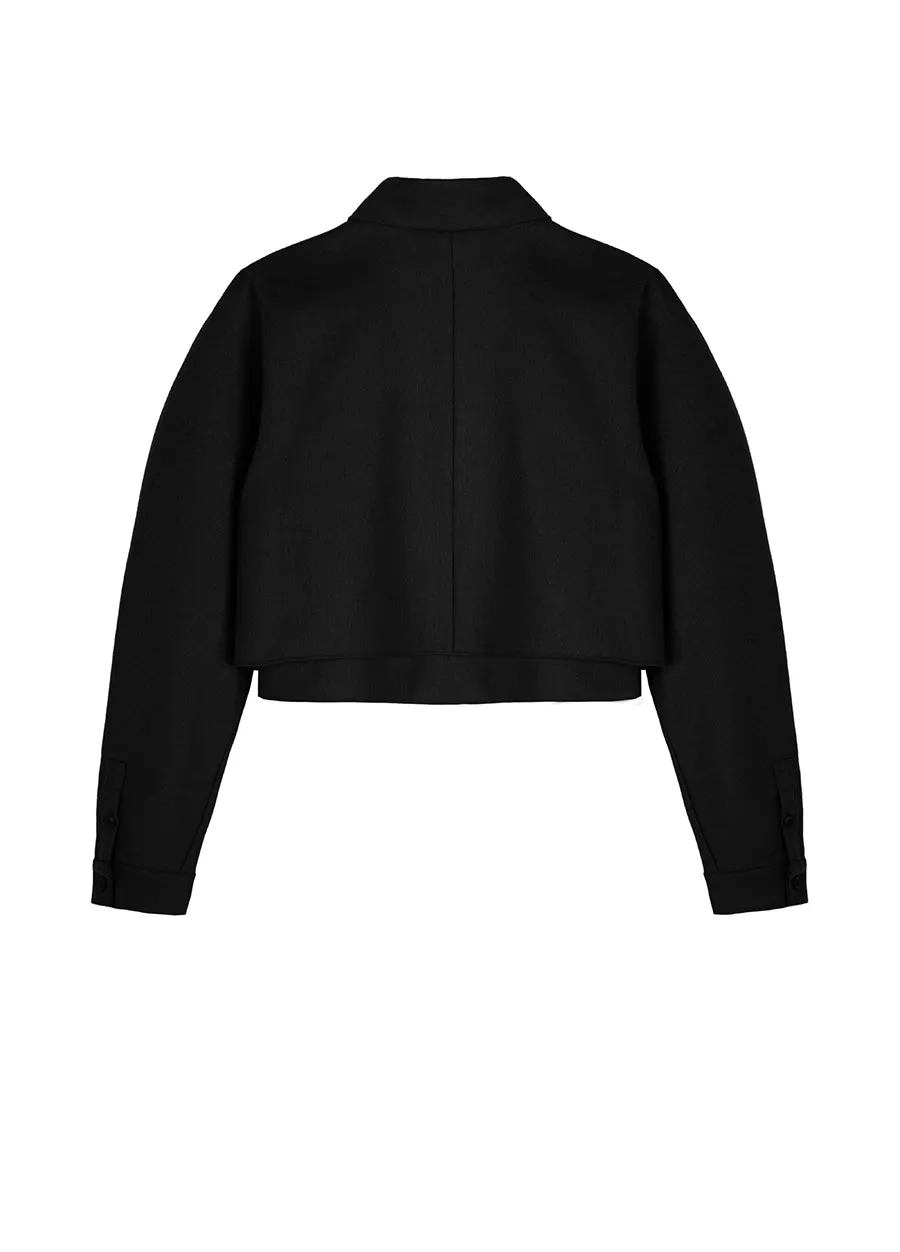 Coat / JNBY Cropped Wool Jacket