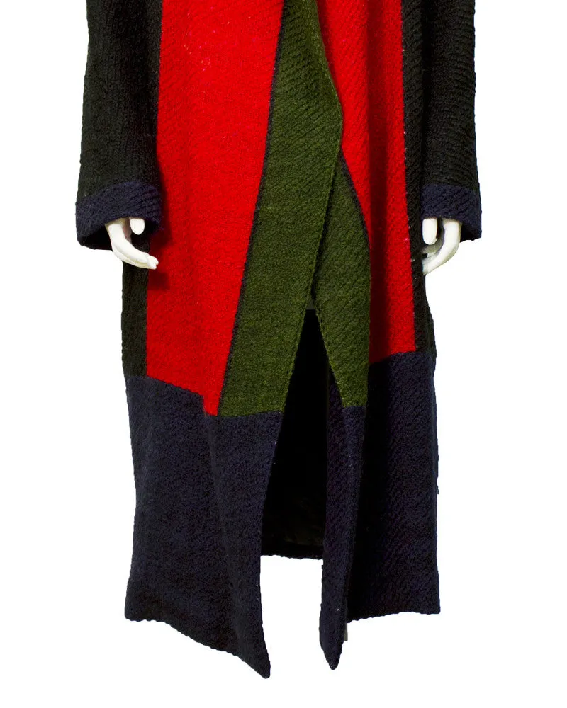 Color block coat