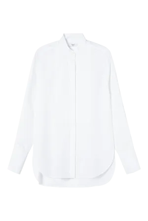 Contrasting Bib Panel Shirt