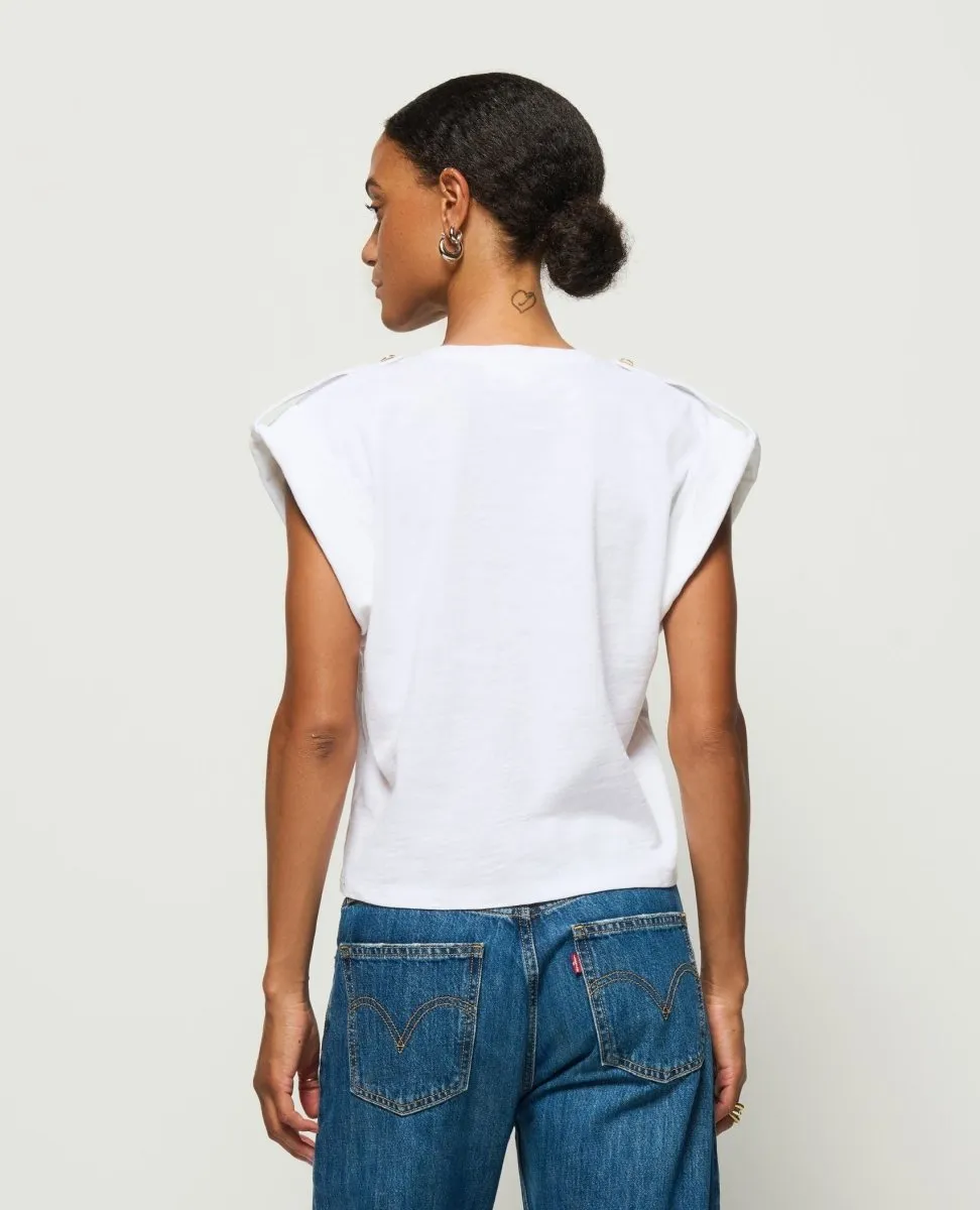 Cooper Tank Top Optic White