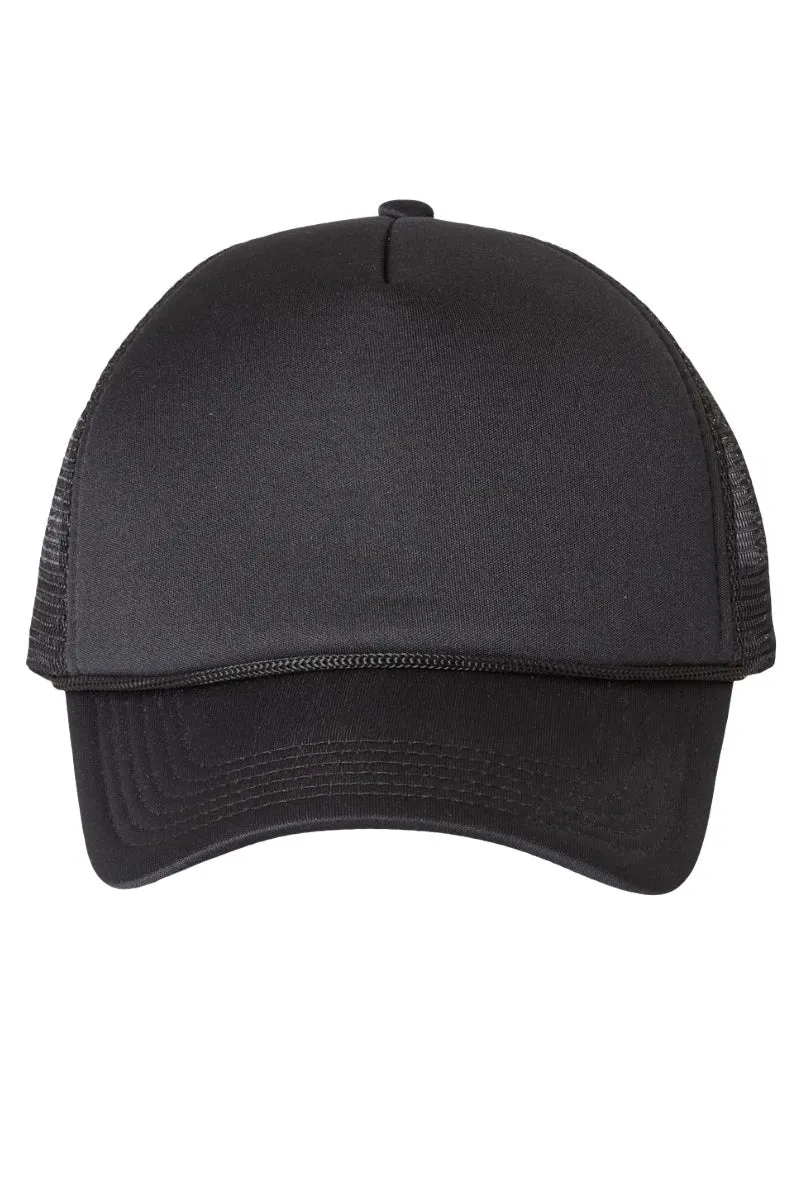Daisy Floral Aunt Foam Mesh Back Trucker Cap