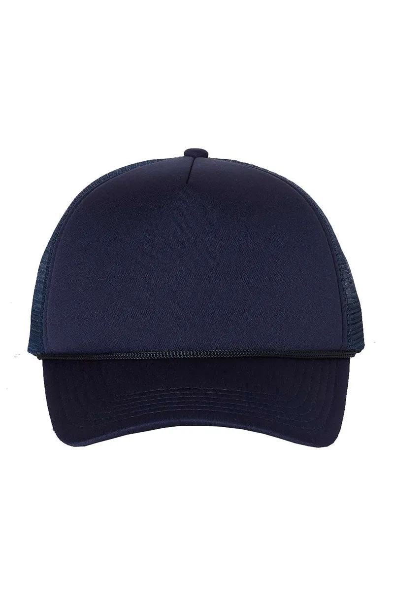 Daisy Floral Aunt Foam Mesh Back Trucker Cap