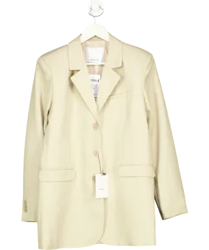 de rococo Beige Oversize Daddy Blazer UK XS