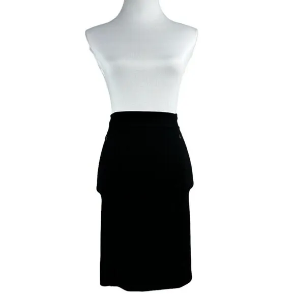 Diane Von Furstenberg Women's Black Koto Old Money Stretch Pencil Skirt 0/W26
