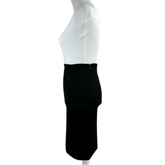 Diane Von Furstenberg Women's Black Koto Old Money Stretch Pencil Skirt 0/W26